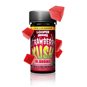 THC-A Live Badder Gummies: Strawberry Kush