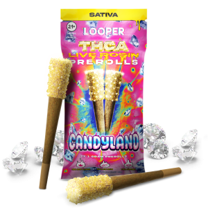 THCA Live Rosin Prerolls 1G: Candyland